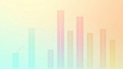 Light gradient background with soft business tones, minimal design suitable for product revenue chart overlay