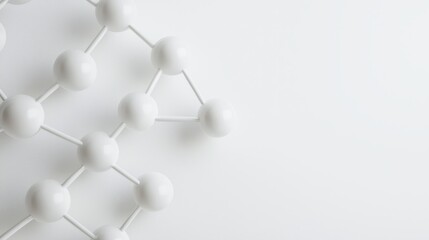 White background with soft shadows and clean minimal style for business formula overlay, graphic design, and professional presentation visuals