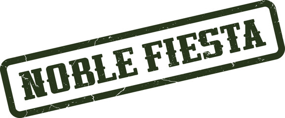Noble Fiesta textured rubber stamp for festive celebrations and special event branding