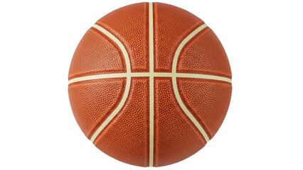 Isolated basketball image for sporting goods or athletics ads and tournament promotions