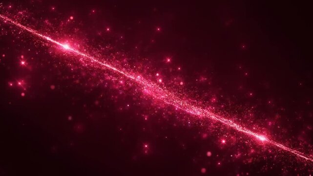 ルビーレッドの光走る華やぐ輝き背景