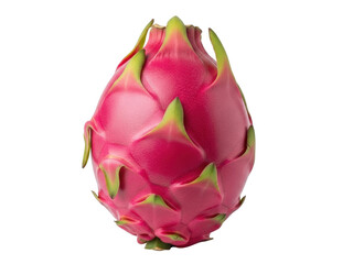 Isolated Dragon Fruit, Exotic Refreshing Fruit, Sweet, Vibrant, Healthy, Tropical Pitaya on Display