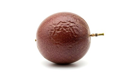 Whole Passion Fruit Isolated on White Background