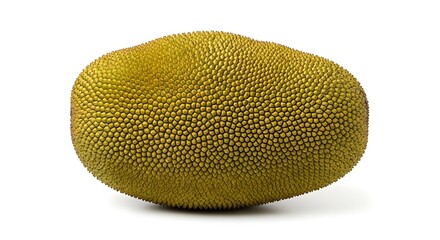 Whole Jackfruit Isolated on White Background