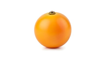 Fresh Lulo Fruit Isolated on White Background