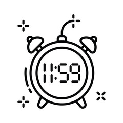 Obraz premium Take your hands on this amazing outline style icon of christmas bomb