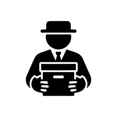 Secret Agent Detective Spy Icon