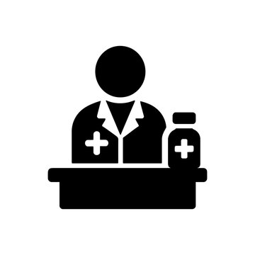 Medical Pharmacy Chemist Doctor Icon
