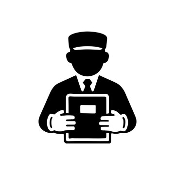 Chauffeur Driver Service Staff Icon