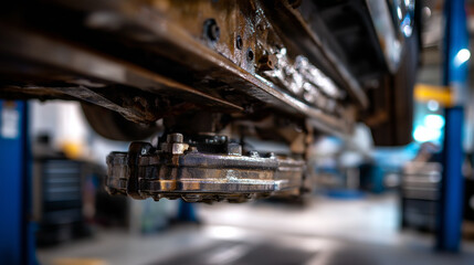 Professional anti corrosion undercoating treatment application hidden car body cavities protection metal preservation process technical vehicle maintenance extended lifespan