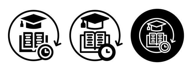 Academic Discipline Icon Collection Glyph & Mixed Style