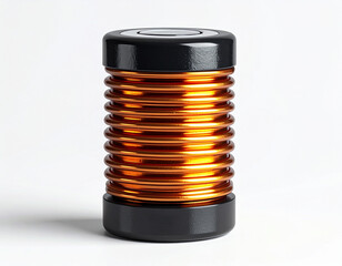 Inductor mock up isolated on white background