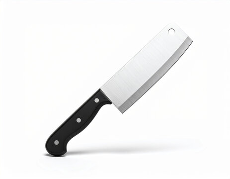 Cleaver knife mock up isolated on white background