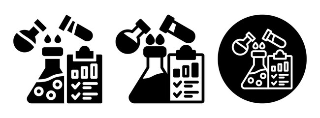 Experiment Results Icon Collection Glyph & Mixed Style