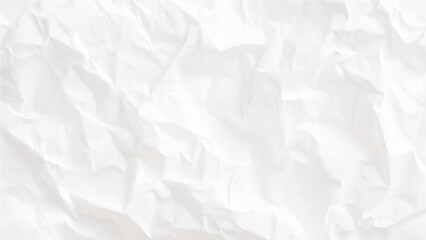 This is a white crumpled paper texture offering a beautiful abstract background for creative designs