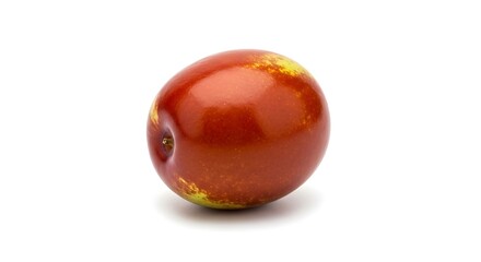 Ripe Jujube Fruit Isolated on White Background