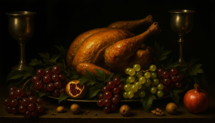 Roast turkey (chicken)