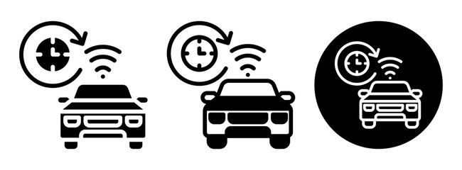 Car Future Icon Collection Glyph & Mixed Style