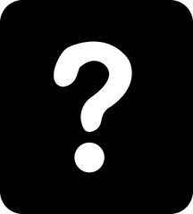 FAQ icons set. Question mark outline icon. Vector icon. Question Mark Symbol within Dark Circle, Confusion Concept or Inquiry Icon. isolated on transparent background.