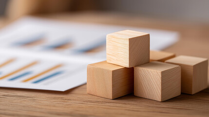 Wooden block displays Portfolio Management against canvas backdrop embodying business concept, investment strategy visualization, financial planning tool, wealth management represe