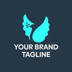 bird dove logo icon