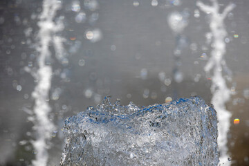 水素材　水しぶき