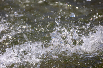 背景素材　水しぶき