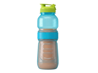 Isolated container of beverage, perfect for kids or athletes who want to stay hydrated all day