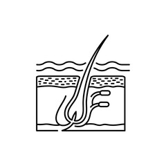 Abstract Tree Growing Out of Hand Line Art Illustration Nature Growth Hope Concept