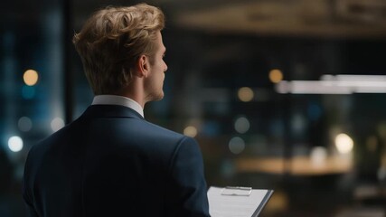 A newly hired employee passing up social outings to master critical skills, practicing presentations in an empty meeting room — career sacrifice, ambition, and disciplined professional growth.