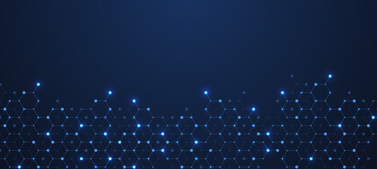 Obraz premium Abstract digital blockchain cube blocks concept. 3D big data cubes quantum computer technology idea. Artificial intelligence data core cubes design element