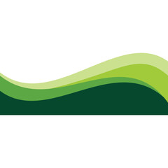 Green wave border