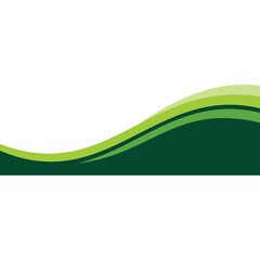 Green wave border
