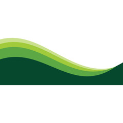 Green wave border