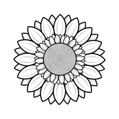 abstract flower vector illustration