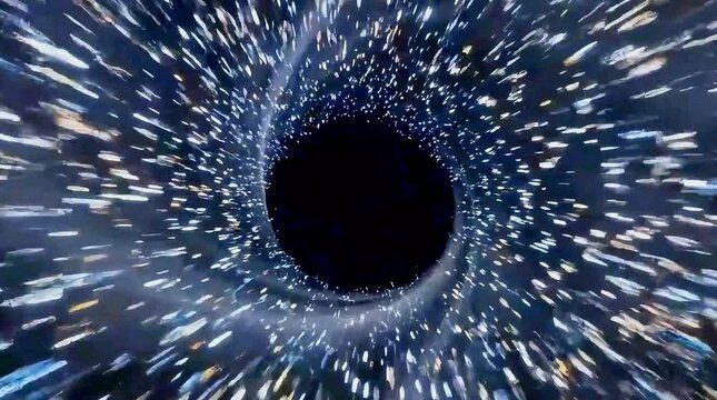 Dynamic warp speed travel into dark cosmic singularity vortex