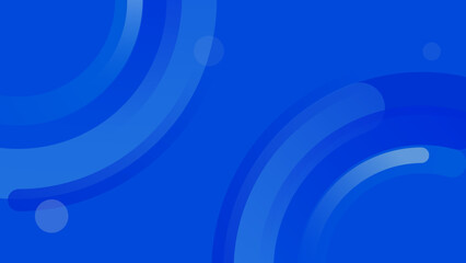 青色の円形抽象背景素材、サムネイル用