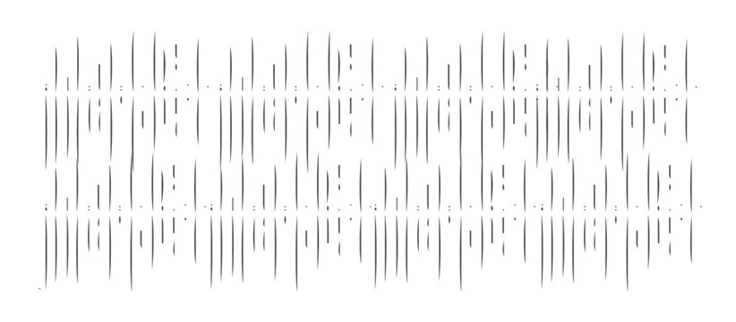 Height meter from measure markup line ruler, vertical stadiometer scale. Monochrome texture composed of irregular graphic elements. Distressed uneven grunge background.