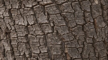 Seamless Oak Tree Bark Texture Background