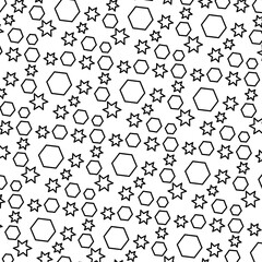 Islamic geometric seamless pattern design