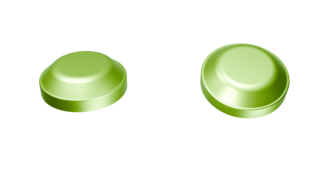 Green Candy sweet glowing sugar on a transparent background