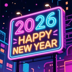 Neon welcome to Las Vegas casino sign at night 2026 new year