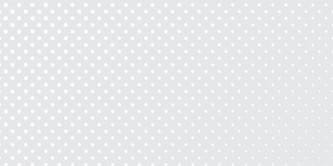 Dotted silver halftone gradient texture. Vanishing polka dot background. Repeating dots gradation abstract simple design