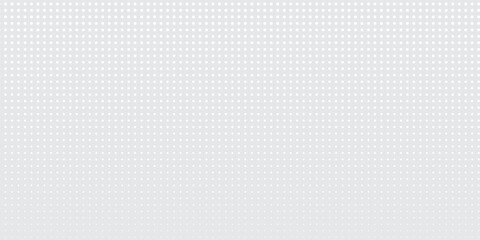 Dotted silver halftone gradient texture. Vanishing polka dot background. Repeating dots gradation abstract simple