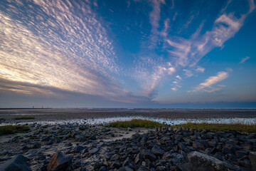 sunset over the Northsea