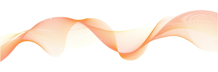 Abstract Flowing Wave Lines. Futuristic technology and sound wave pattern. Flowing Gradient Line Background. 
