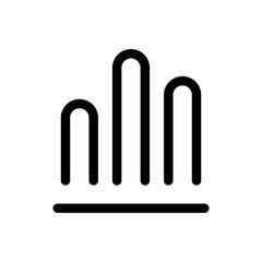 Analytics icon - minimal outline