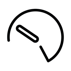 Clock icon - minimal outline