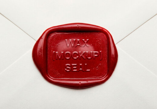 Wax Seal Mockup