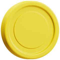 3d gold coin
